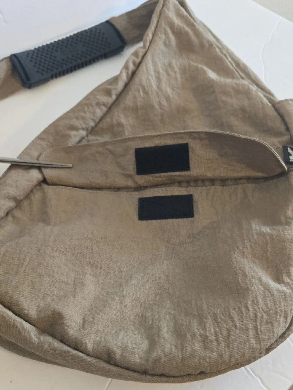 Ameribag Healthy Back Messenger Sling Bag - Taupe - OS
